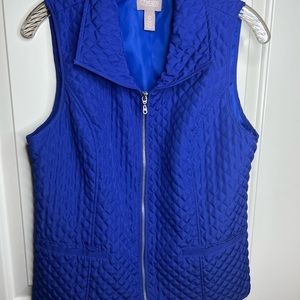 Chico’s Quilted Vest Light Weight Chico’s Size O or Small